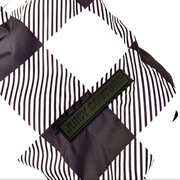 Juicy Couture Buffalo Check Plaid Heavy Warm Snow Winter Gingham Puffer Coat - Picture 7 of 16